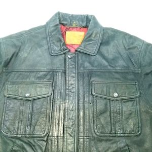 Levi's Soft Leather Bomber Jacket